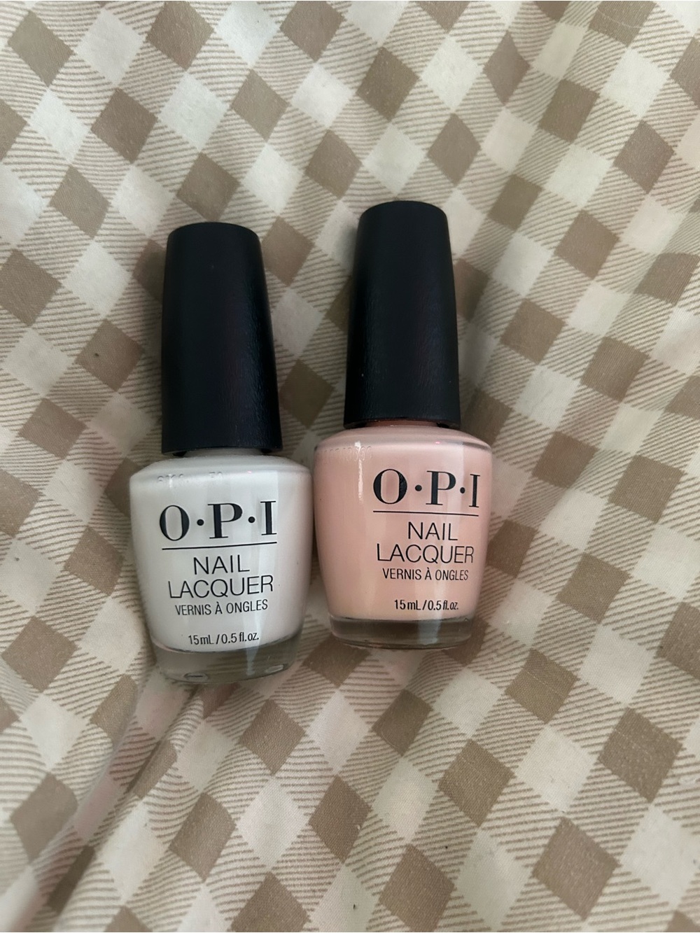 OPI Nail Lacquer Duo in Funny Bunny and Bubble Bath